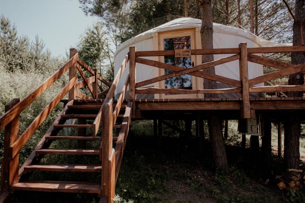Jurty Z Widokiem, Prywatna Balia- Dzikolas Glamping Krasnobród Exterior foto